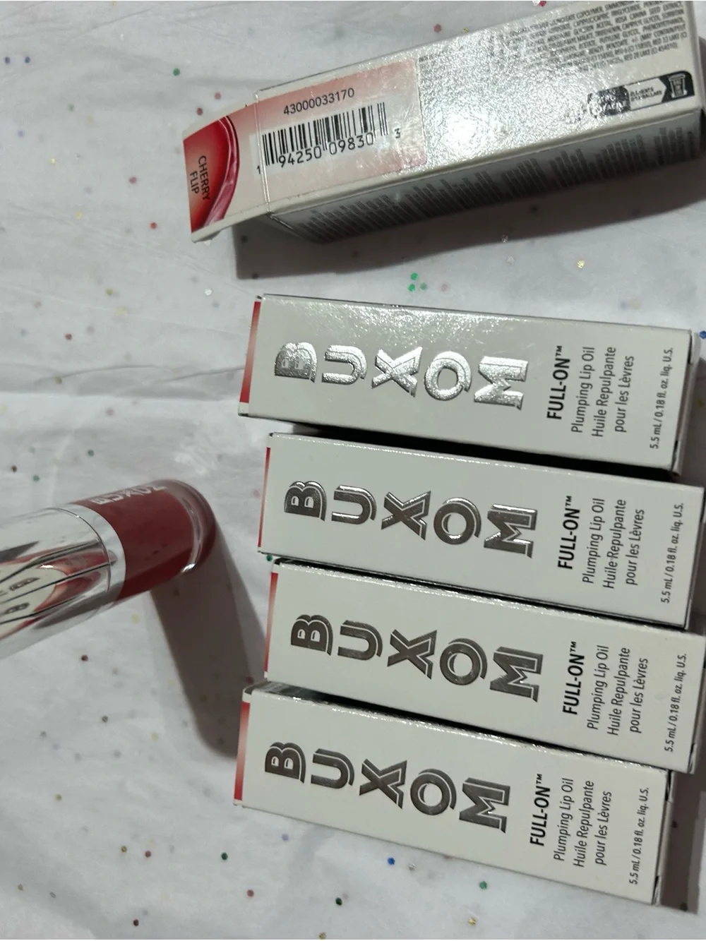 BUXOM Lipstick - Deep Red Cream Finish